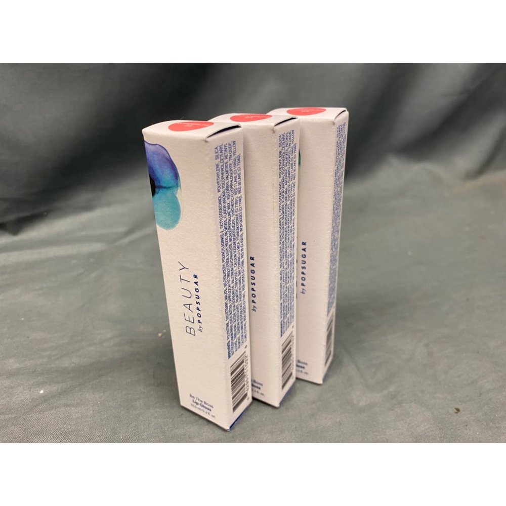 3 pc Beauty by POPSUGAR Be The Boss Lipgloss 'Borderline' NEW IN BOX!